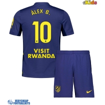 Atletico Madrid Alex Baena #10 Replica Away Minikit 2025-26 Short Sleeve (+ pants)
